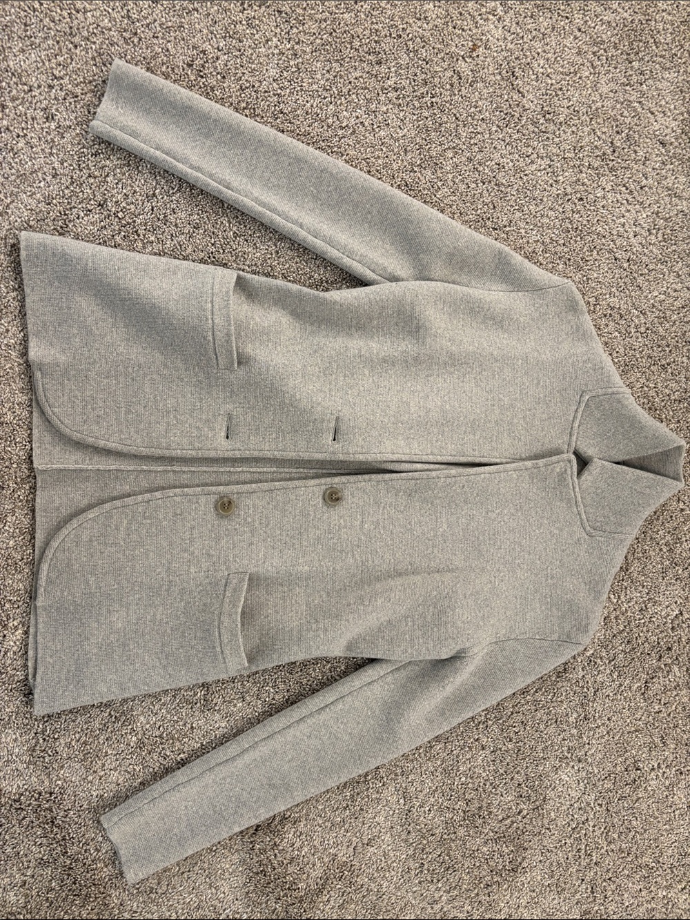 Women’s Light Gray Merino Wool Blazer